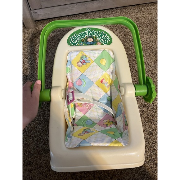 Coleco Cabbage Patch Kids 3 Position Baby Doll Carrier Car Seat Vintage 1982 - Picture 1 of 2